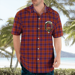 Scottish Cameron Clan Badge Tartan Hawaii Shirt Crest Tartan Plaid Shirt Scottish Plaid Tartan Plaid - ScotsTee - scotstee.com