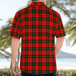 Scottish Kerr Clan Badge Tartan Hawaii Shirt Crest Tartan Plaid Shirt Scottish Plaid Tartan Plaid - ScotsTee - scotstee.com