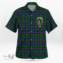 Scottish Carmichael Clan Badge Tartan Hawaii Shirt Crest Tartan Plaid Shirt Scottish Plaid Tartan Plaid - ScotsTee - scotstee.com