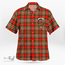 Scottish Macgill Makgill Clan Badge Tartan Hawaii Shirt Crest Tartan Plaid Shirt Scottish Plaid Tartan Plaid - ScotsTee - scotstee.com