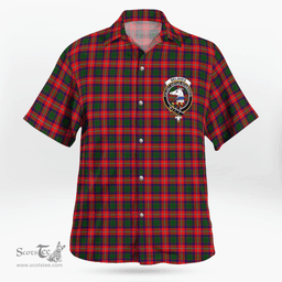 Scottish Belshes Clan Badge Tartan Hawaii Shirt Crest Tartan Plaid Shirt Scottish Plaid Tartan Plaid - ScotsTee - scotstee.com