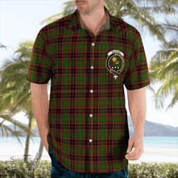 Scottish Buchan Clan Badge Tartan Hawaii Shirt Crest Tartan Plaid Shirt Scottish Plaid Tartan Plaid - ScotsTee - scotstee.com