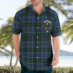 Scottish Macinnes Clan Badge Tartan Hawaii Shirt Crest Tartan Plaid Shirt Scottish Plaid Tartan Plaid - ScotsTee - scotstee.com