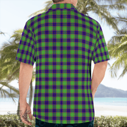 Scottish Colville Clan Badge Tartan Hawaii Shirt Crest Tartan Plaid Shirt Scottish Plaid Tartan Plaid - ScotsTee - scotstee.com