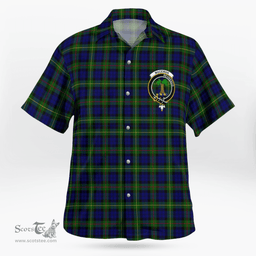 Scottish Macewan Clan Badge Tartan Hawaii Shirt Crest Tartan Plaid Shirt Scottish Plaid Tartan Plaid - ScotsTee - scotstee.com