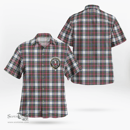 Scottish Dennistoun Clan Badge Tartan Hawaii Shirt Crest Tartan Plaid Shirt Scottish Plaid Tartan Plaid - ScotsTee - scotstee.com