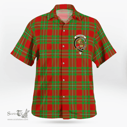 Scottish Macgregor Clan Badge Tartan Hawaii Shirt Crest Tartan Plaid Shirt Scottish Plaid Tartan Plaid - ScotsTee - scotstee.com