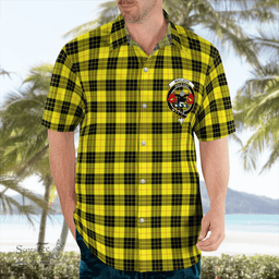 Scottish Macleod Of Lewis Clan Badge Tartan Hawaii Shirt Crest Tartan Plaid Shirt Scottish Plaid Tartan Plaid - ScotsTee - scotstee.com