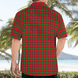 Scottish Chisholm Clan Badge Tartan Hawaii Shirt Crest Tartan Plaid Shirt Scottish Plaid Tartan Plaid - ScotsTee - scotstee.com