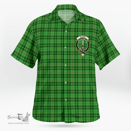 Scottish Blane Clan Badge Tartan Hawaii Shirt Crest Tartan Plaid Shirt Scottish Plaid Tartan Plaid - ScotsTee - scotstee.com