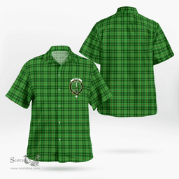 Scottish Blane Clan Badge Tartan Hawaii Shirt Crest Tartan Plaid Shirt Scottish Plaid Tartan Plaid - ScotsTee - scotstee.com