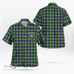 Scottish Dalrymple Clan Badge Tartan Hawaii Shirt Crest Tartan Plaid Shirt Scottish Plaid Tartan Plaid - ScotsTee - scotstee.com