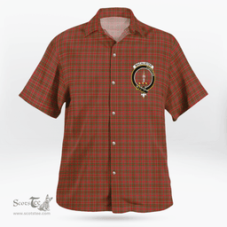 Scottish Macalister Clan Badge Tartan Hawaii Shirt Crest Tartan Plaid Shirt Scottish Plaid Tartan Plaid - ScotsTee - scotstee.com