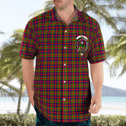 Scottish Gow Of Skeoch Clan Badge Tartan Hawaii Shirt Crest Tartan Plaid Shirt Scottish Plaid Tartan Plaid - ScotsTee - scotstee.com