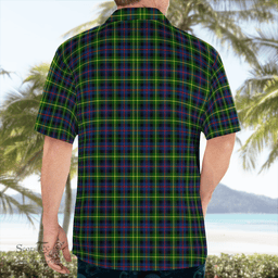 Scottish Farquharson Clan Badge Tartan Hawaii Shirt Crest Tartan Plaid Shirt Scottish Plaid Tartan Plaid - ScotsTee - scotstee.com