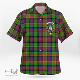 Scottish Macdonald Ranald Clan Badge Tartan Hawaii Shirt Crest Tartan Plaid Shirt Scottish Plaid Tartan Plaid - ScotsTee - scotstee.com
