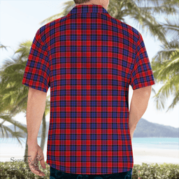 Scottish Haldane Clan Badge Tartan Hawaii Shirt Crest Tartan Plaid Shirt Scottish Plaid Tartan Plaid - ScotsTee - scotstee.com