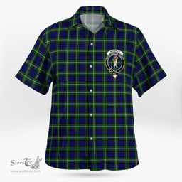 Scottish Meldrum Clan Badge Tartan Hawaii Shirt Crest Tartan Plaid Shirt Scottish Plaid Tartan Plaid - ScotsTee - scotstee.com