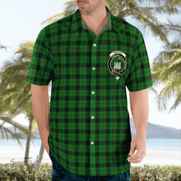 Scottish Kincaid Clan Badge Tartan Hawaii Shirt Crest Tartan Plaid Shirt Scottish Plaid Tartan Plaid - ScotsTee - scotstee.com