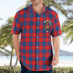 Scottish Galloway Clan Badge Tartan Hawaii Shirt Crest Tartan Plaid Shirt Scottish Plaid Tartan Plaid - ScotsTee - scotstee.com