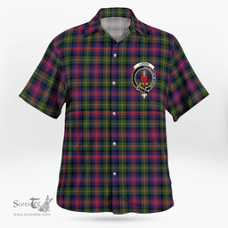 Scottish Logan Clan Badge Tartan Hawaii Shirt Crest Tartan Plaid Shirt Scottish Plaid Tartan Plaid - ScotsTee - scotstee.com