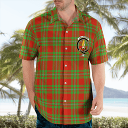 Scottish Callander Clan Badge Tartan Hawaii Shirt Crest Tartan Plaid Shirt Scottish Plaid Tartan Plaid - ScotsTee - scotstee.com
