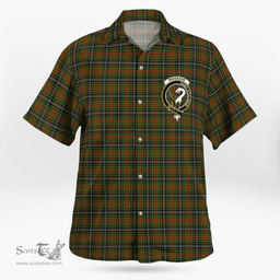 Scottish Brisbane Clan Badge Tartan Hawaii Shirt Crest Tartan Plaid Shirt Scottish Plaid Tartan Plaid - ScotsTee - scotstee.com