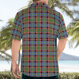 Scottish Glass Clan Badge Tartan Hawaii Shirt Crest Tartan Plaid Shirt Scottish Plaid Tartan Plaid - ScotsTee - scotstee.com