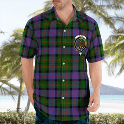 Scottish Blair Clan Badge Tartan Hawaii Shirt Crest Tartan Plaid Shirt Scottish Plaid Tartan Plaid - ScotsTee - scotstee.com