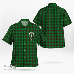 Scottish Logie Clan Badge Tartan Hawaii Shirt Crest Tartan Plaid Shirt Scottish Plaid Tartan Plaid - ScotsTee - scotstee.com