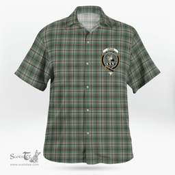 Scottish Craig Clan Badge Tartan Hawaii Shirt Crest Tartan Plaid Shirt Scottish Plaid Tartan Plaid - ScotsTee - scotstee.com