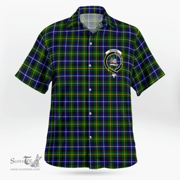 Scottish Macneil Of Barra Clan Badge Tartan Hawaii Shirt Crest Tartan Plaid Shirt Scottish Plaid Tartan Plaid - ScotsTee - scotstee.com