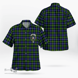 Scottish Macneil Of Barra Clan Badge Tartan Hawaii Shirt Crest Tartan Plaid Shirt Scottish Plaid Tartan Plaid - ScotsTee - scotstee.com