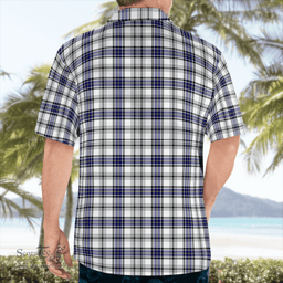 Scottish Hannay Clan Badge Tartan Hawaii Shirt Crest Tartan Plaid Shirt Scottish Plaid Tartan Plaid - ScotsTee - scotstee.com