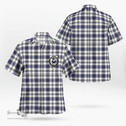 Scottish Hannay Clan Badge Tartan Hawaii Shirt Crest Tartan Plaid Shirt Scottish Plaid Tartan Plaid - ScotsTee - scotstee.com
