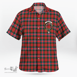 Scottish Macduff Clan Badge Tartan Hawaii Shirt Crest Tartan Plaid Shirt Scottish Plaid Tartan Plaid - ScotsTee - scotstee.com