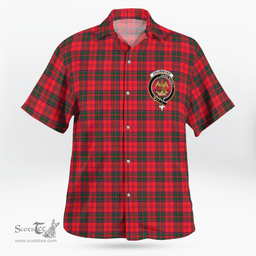 Scottish Drummond Clan Badge Tartan Hawaii Shirt Crest Tartan Plaid Shirt Scottish Plaid Tartan Plaid - ScotsTee - scotstee.com