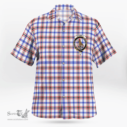 Scottish Boswell Clan Badge Tartan Hawaii Shirt Crest Tartan Plaid Shirt Scottish Plaid Tartan Plaid - ScotsTee - scotstee.com