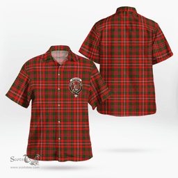 Scottish Mackinnon Clan Badge Tartan Hawaii Shirt Crest Tartan Plaid Shirt Scottish Plaid Tartan Plaid - ScotsTee - scotstee.com