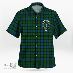 Scottish Mackay Clan Badge Tartan Hawaii Shirt Crest Tartan Plaid Shirt Scottish Plaid Tartan Plaid - ScotsTee - scotstee.com