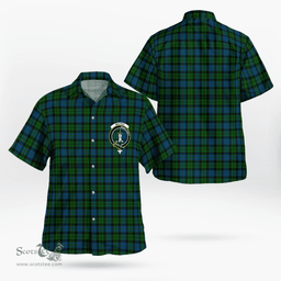 Scottish Mackay Clan Badge Tartan Hawaii Shirt Crest Tartan Plaid Shirt Scottish Plaid Tartan Plaid - ScotsTee - scotstee.com