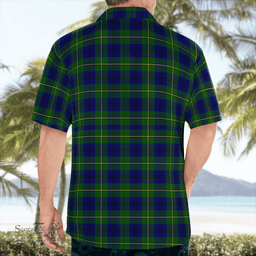 Scottish Johnstone Clan Badge Tartan Hawaii Shirt Crest Tartan Plaid Shirt Scottish Plaid Tartan Plaid - ScotsTee - scotstee.com