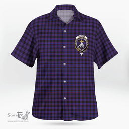 Scottish Garden Clan Badge Tartan Hawaii Shirt Crest Tartan Plaid Shirt Scottish Plaid Tartan Plaid - ScotsTee - scotstee.com