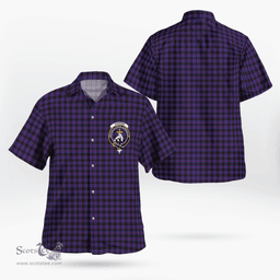 Scottish Garden Clan Badge Tartan Hawaii Shirt Crest Tartan Plaid Shirt Scottish Plaid Tartan Plaid - ScotsTee - scotstee.com
