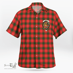 Scottish Macfie Of Dreghorn Clan Badge Tartan Hawaii Shirt Crest Tartan Plaid Shirt Scottish Plaid Tartan Plaid - ScotsTee - scotstee.com