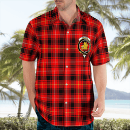 Scottish Maciver Clan Badge Tartan Hawaii Shirt Crest Tartan Plaid Shirt Scottish Plaid Tartan Plaid - ScotsTee - scotstee.com