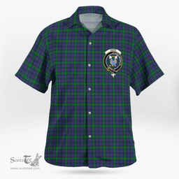 Scottish Hope Clan Badge Tartan Hawaii Shirt Crest Tartan Plaid Shirt Scottish Plaid Tartan Plaid - ScotsTee - scotstee.com