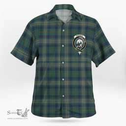 Scottish Kennedy Clan Badge Tartan Hawaii Shirt Crest Tartan Plaid Shirt Scottish Plaid Tartan Plaid - ScotsTee - scotstee.com