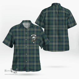 Scottish Kennedy Clan Badge Tartan Hawaii Shirt Crest Tartan Plaid Shirt Scottish Plaid Tartan Plaid - ScotsTee - scotstee.com