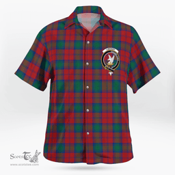 Scottish Lindsay Clan Badge Tartan Hawaii Shirt Crest Tartan Plaid Shirt Scottish Plaid Tartan Plaid - ScotsTee - scotstee.com
